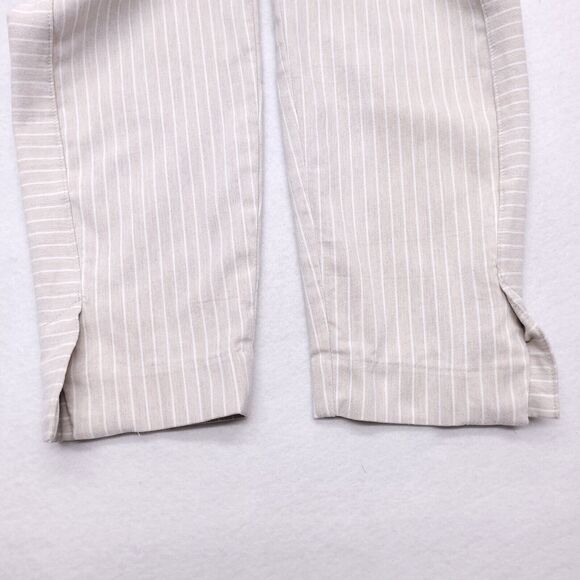 Calvin Klein Button Casual Light Wash Pants Womens Size Large L Beige - Picture 3 of 8